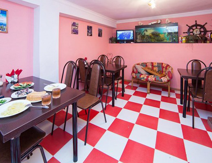 Столовая в корпусе эконом - Гостиница «Белые скалы»